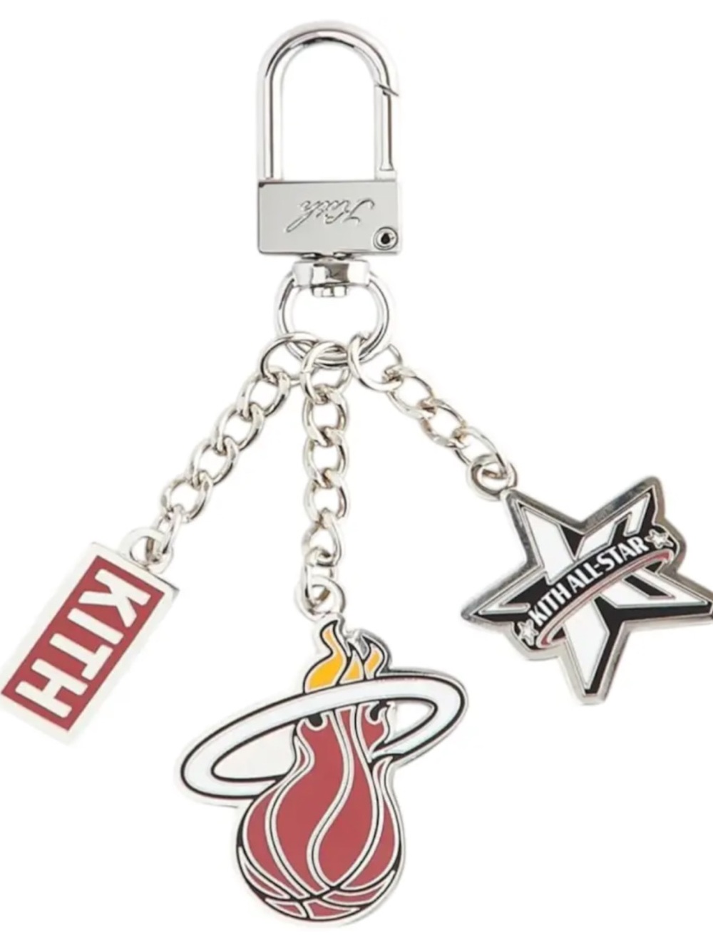 Kith x NBA  Miami Heat Keychain - NWT